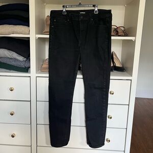 Express Hyper Stretch Black Skinny Jeans